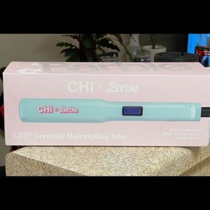 💕NWT CHI ‘Barbie Pastel Sunrise’ 1.25’ Hairstyling Flat Iron💕